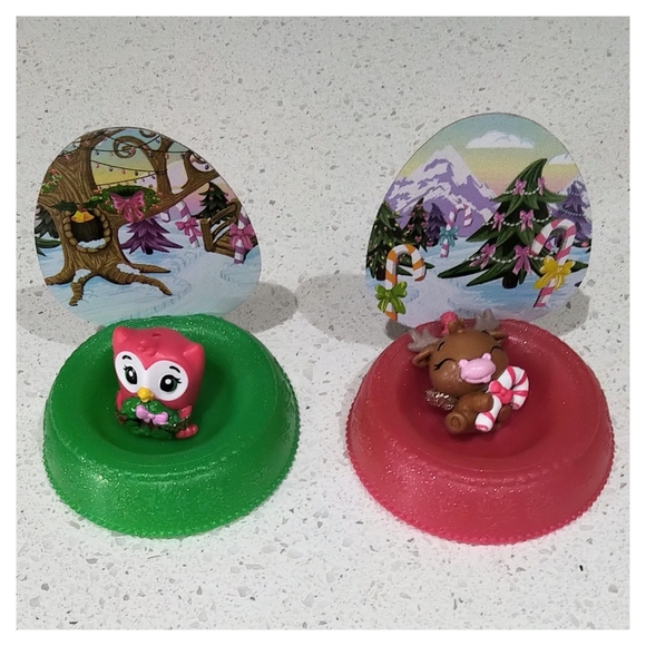 Hatchimals CollEGGtibles Crystal Canyon, Basket, 2 Hatchy Holidays + 10 Figures - Picture 2 of 10